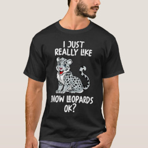Ik hou gewoon van sneeuwpoppen oké t-shirt