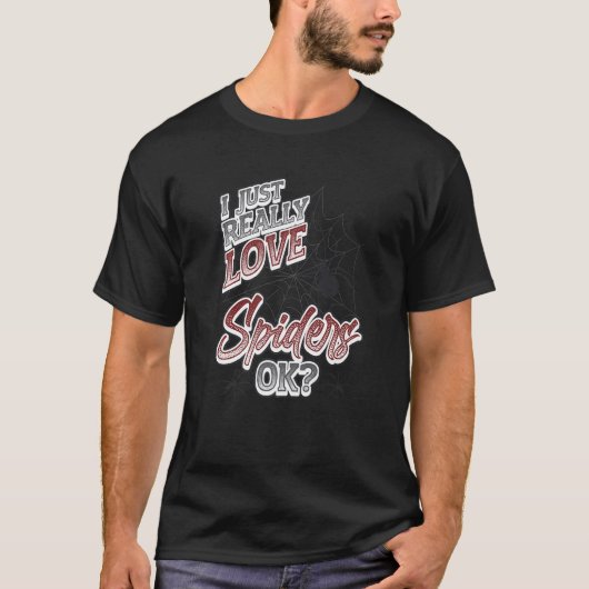 Ik hou gewoon van spin t-shirt (Voorkant)