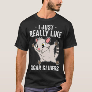 Ik hou gewoon van Sugar Gliders Pullover Hoodie
