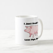 Ik hou gewoon van varkens, oké koffie Mok (Voorkant rechts)