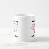 Ik hou gewoon van varkens, oké koffie Mok (Center)