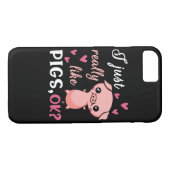 Ik hou gewoon van varkensstaarten Boerderij dierli Case-Mate iPhone Case (Achterkant (Horizontaal))