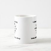 Ik hou gewoon van vlinders, oké koffie Mok (Center)
