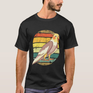 Ik hou gewoon van vogels Parrot Cockatao Retro Par T-shirt