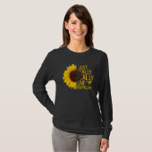 Ik hou gewoon van zonnenbloem als Man T-shirt (Voorkant volledig)