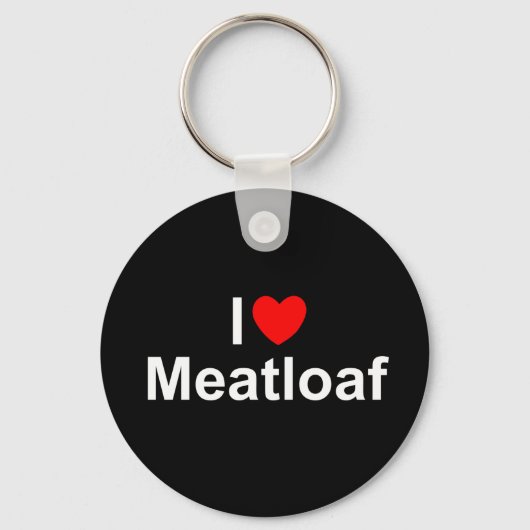 Ik hou (Hart) van Meatloaf Sleutelhanger (Voorkant)