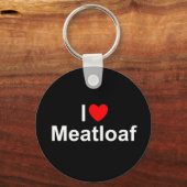 Ik hou (Hart) van Meatloaf Sleutelhanger (Voorkant)