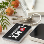 Ik hou (Hart) van mijn Cornish Rex Sleutelhanger (Voorkant Rechts)