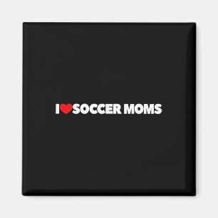 Ik hou (hart) van voetbalmoeders magneet