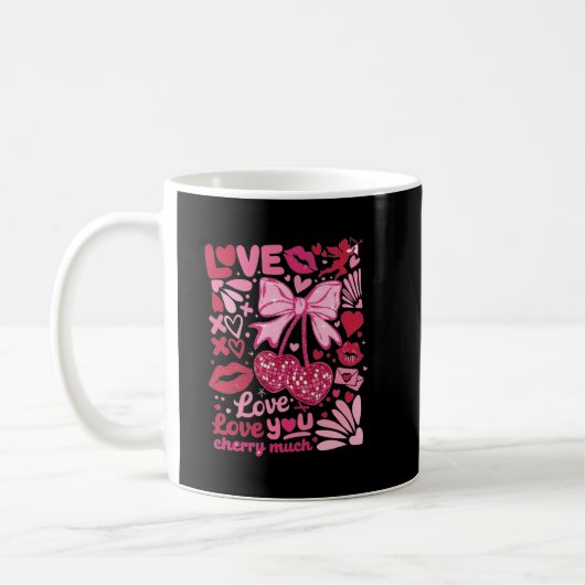 Ik hou heel veel van je Cherry Koffiemok (Links)