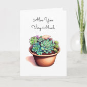 Ik hou heel veel van je | Gelukkig Jubileum Kaart (Voorkant)