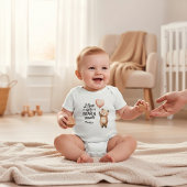 Ik hou heel veel van je Papa Beer Hart Ballon Romper