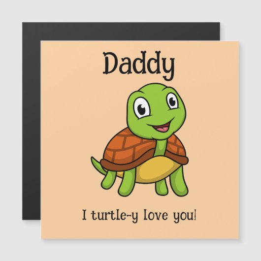 Ik hou heel veel van je papa! Cute Vaderdag Schild (Voorkant / Achterkant)