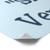 Ik hou heel veel van je sneeuw! - Winterdruk/Poste Poster (Hoek)