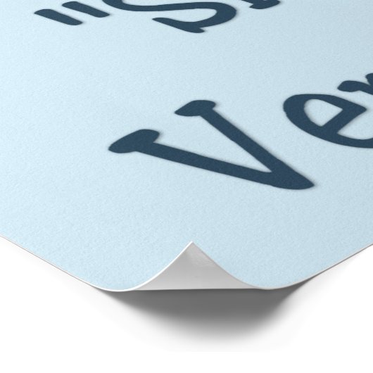 Ik hou heel veel van je sneeuw! - Winterdruk/Poste Poster (Hoek)