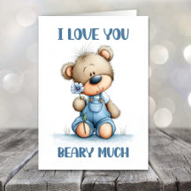 Ik hou heel veel van jou Beertje Teddy Valentijnsd