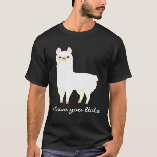 Ik hou heel veel van jou zegt de lama t-shirt