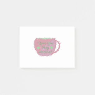 Ik hou heel veel van Matcha Post-it® Notes