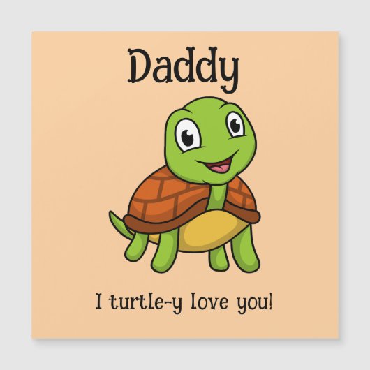 Ik hou helemaal van je papa! Mooie Vaderdag Schild (Voorkant)