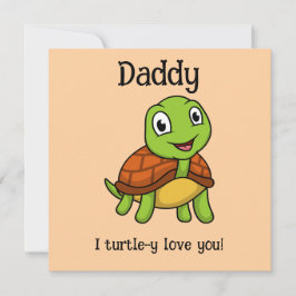 Ik hou helemaal van je papa! Mooie Vaderdag Schild Kaart