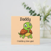 Ik hou helemaal van jou papa! Mooie Vaderdag Schil Kaart (Staand voorkant)