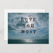 Ik hou het liefste van je briefkaart (Voorkant / Achterkant)