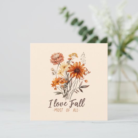 Ik hou het meest van de herfst (Staand voorkant)
