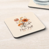 Ik hou het meest van Herfst - Autumn Foliage Bier Onderzetter (Linkerzijde)