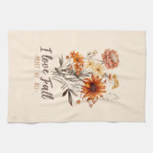 Ik hou het meest van Herfst - Autumn Foliage Theedoek (Horizontaal)