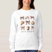 Ik hou het meest van herfst, herfst Coquette Dames Trui (Voorkant)
