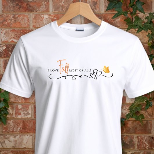Ik hou het meest van herfst! T-shirt