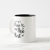 ik hou het meest van je tweekleurige koffiemok (Voorkant links)