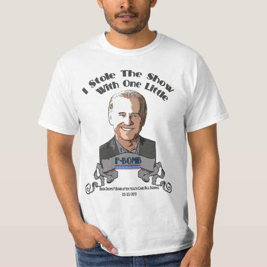 Ik hou het Show tegen Joe Biden F Bomb T-shirt (Voorkant)