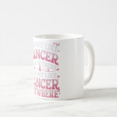 Ik hou hier of daar niet van kanker koffiemok (Voorkant rechts)