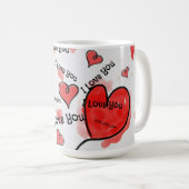 Ik hou, hou, hou van jou koffiemok (Voorkant rechts)