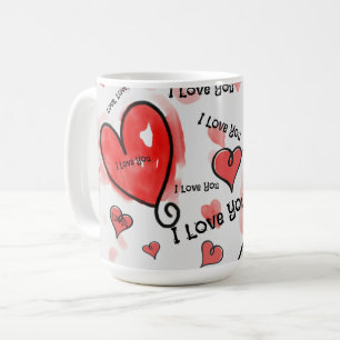 Ik hou, hou, hou van jou koffiemok
