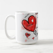 Ik hou, hou, hou van jou koffiemok (Links)