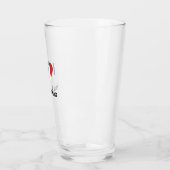Ik hou (Italiaanse vlag hart) van je tekst Glas (Links)