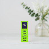 Ik hou je bladwijzer vast mini visitekaartje (Staand voorkant)