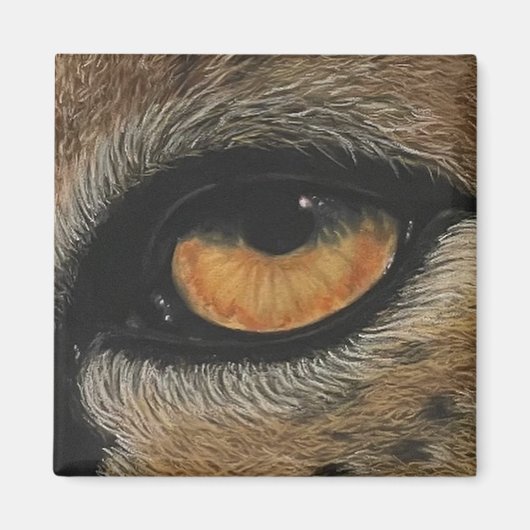 Ik hou je in de gaten. Cheetah Magneet (Voorkant)