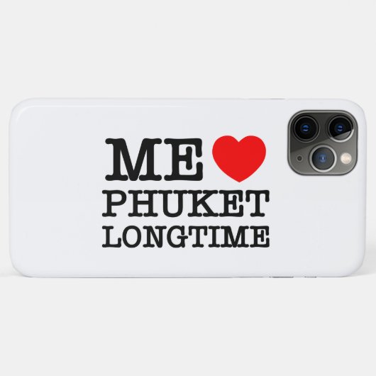 IK HOU LANG VAN PHUKET Case-Mate iPhone CASE (Achterkant (horizontaal))