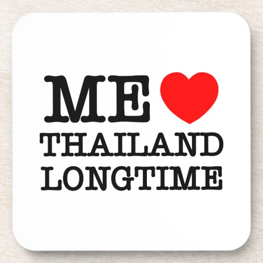 IK HOU LANG VAN THAILAND BIER ONDERZETTER (Voorkant)