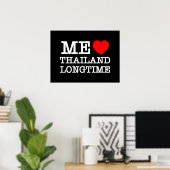 IK HOU LANG VAN THAILAND POSTER (Thuiskantoor)