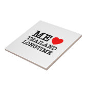 IK HOU LANG VAN THAILAND TEGELTJE (Zijkant)