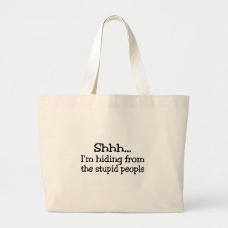 Ik hou me aan de stoute mensen. grote tote bag