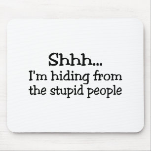 Ik hou me aan de stoute mensen. muismat