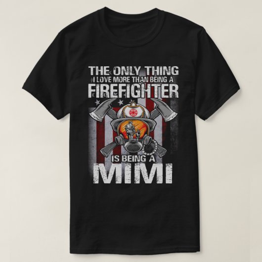 Ik hou meer dan een brandweerman zijn een MI T-shirt (Design voorkant)