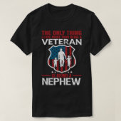 Ik hou meer dan een veteraan zijn is een NEPHEW T-shirt (Design voorkant)