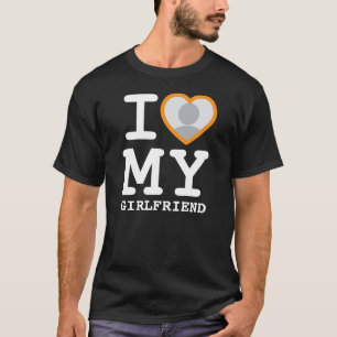 Ik hou meer dan ooit van mijn vriendin Foto T-shir T-shirt