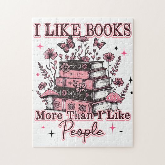 Ik hou meer van boeken dan van… legpuzzel (Verticaal)